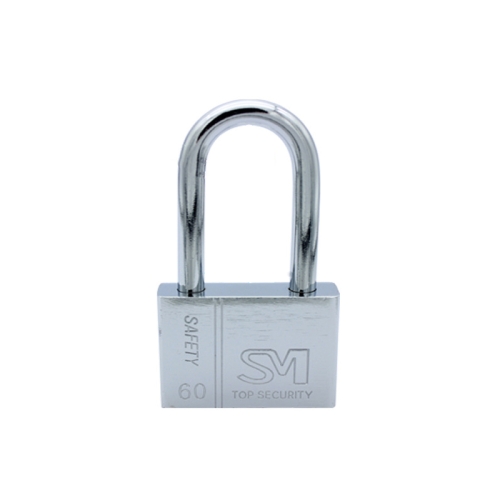 

4 PCS Square Blade Imitation Stainless Steel Padlock, Specification: Long 60mm Not Open