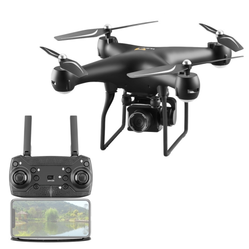 

YLR/C S32T 25 Minute Long Battery Life High-Definition Aerial Photography Drone Gesture Remote Control Quadcopter, Colour: 300,000 Pixels (Black)