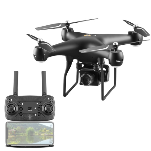

YLR/C S32T 25 Minute Long Battery Life High-Definition Aerial Photography Drone Gesture Remote Control Quadcopter, Colour: 2 Million Pixels (Black)