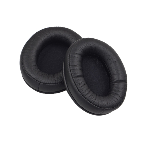 

1 Pairs Headset Sponge Cover Ear Pad Leather Case For Kingston Cloud Silver II, Colour: Black Splicing