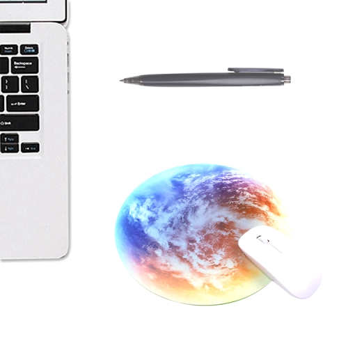 

5 PCS Round Soft Rubber Planet Mouse Pad Computer Pad, Size: 250 x 250 x 3mm(Earth)