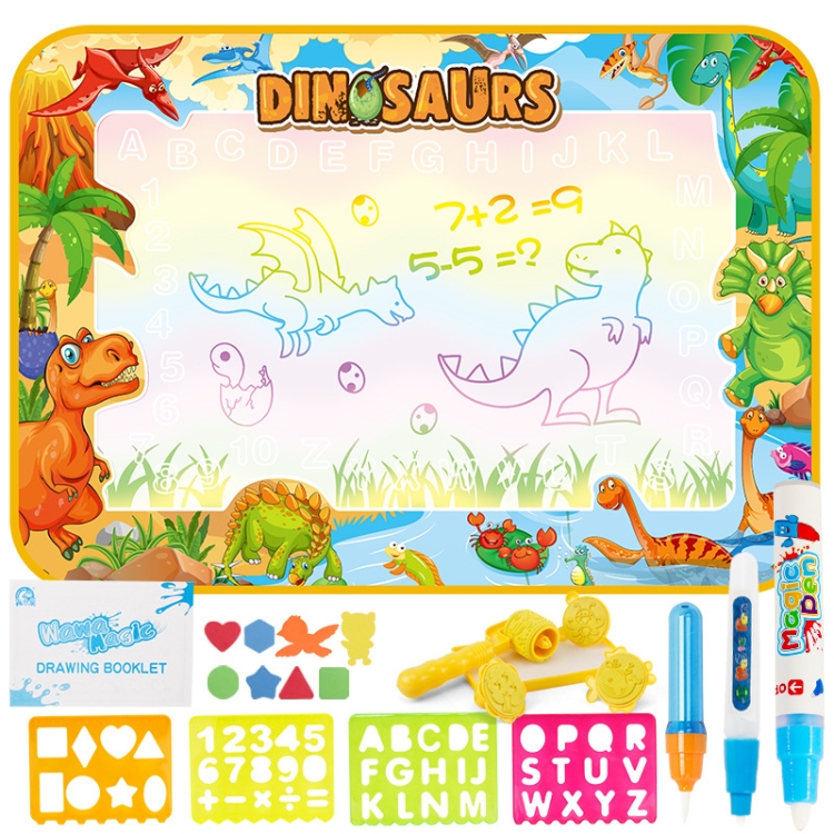 

Children Luminous Magic Graffiti Water Drawing Mat, Size: 100 x 70cm, Style: Complete Set