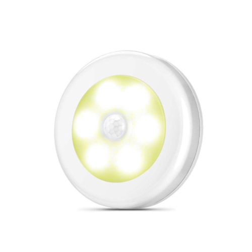 

6 LED Home Wardrobe Smart Human Body Sensor Light, Light color: Warm Light (White)