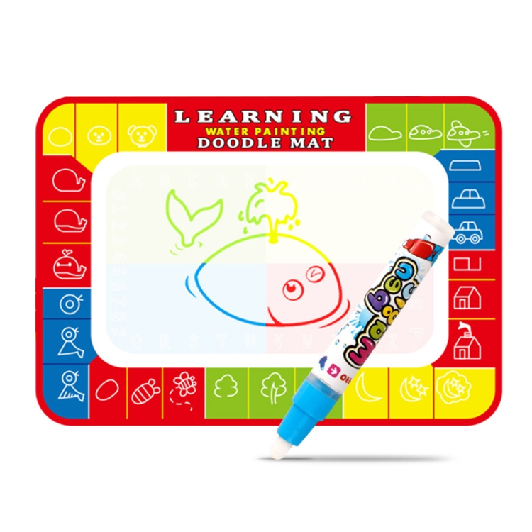 

Children Magic Graffiti Water Drawing Mat, Style: Small Four Color-Bagged