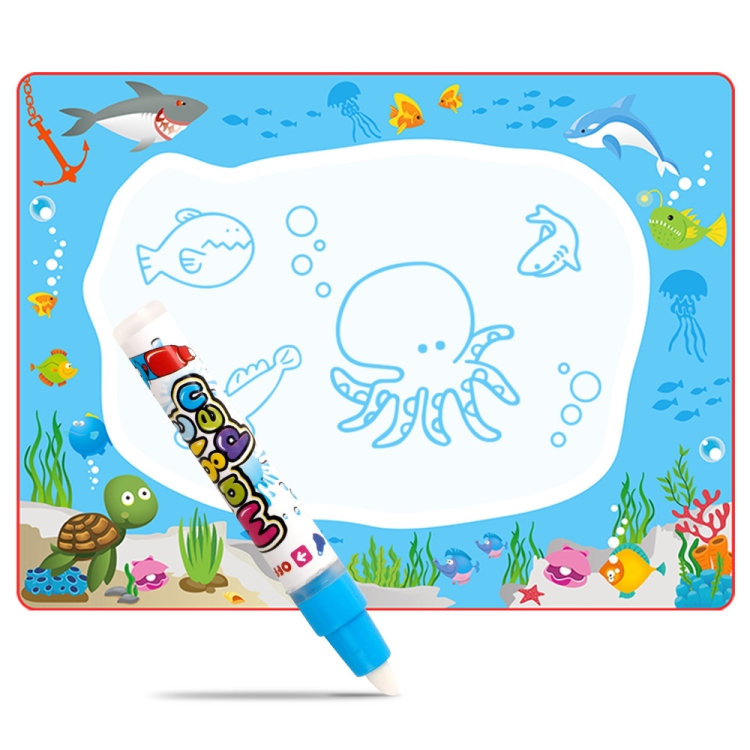 

Children Magic Graffiti Water Drawing Mat, Style: Ocean