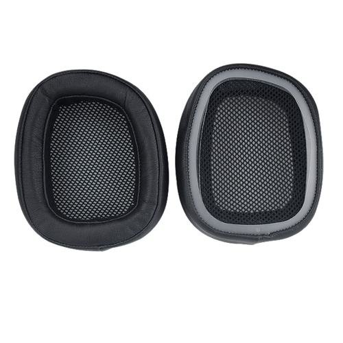 

2 PCS Suitable for Logitech G433 G Pro Headphone Cover Sponge Cover Earmuffs(Black Protein Skin)