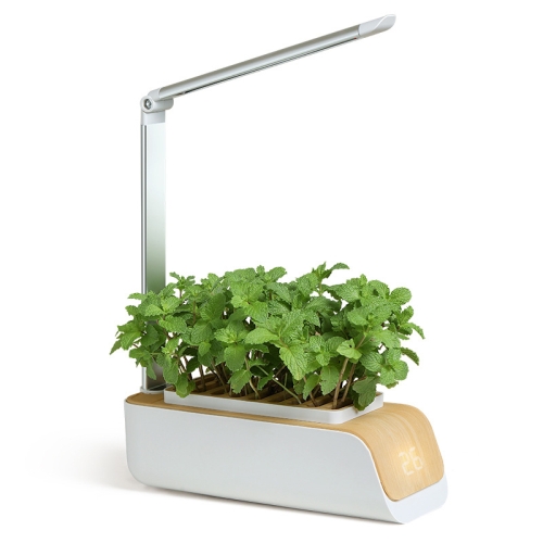 

H003 Intelligent Hydroponic Vegetable Planting Machine Full-Spectrum Plant Growth Lamp Soil-Cultivation Vegetable Flower Pot(No Temperature Display)