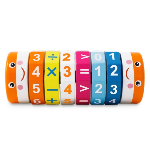 

Children Number Puzzle Arithmetic Multicolor Rotating Shaft Baby Early Education Wooden Teaching Aids, Style: Cylinder