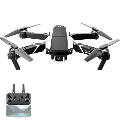 

S62 Air Pressure Fixed Height Foldable Remote Control Drone Aerial Photography HD Quadcopter, Specification: 4K Single Camera (Black)