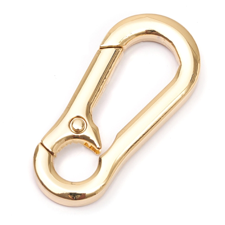 

20 PCS Car Full Metal Waist Keychain Anti-Lost Key Chain(Gold No Circle)