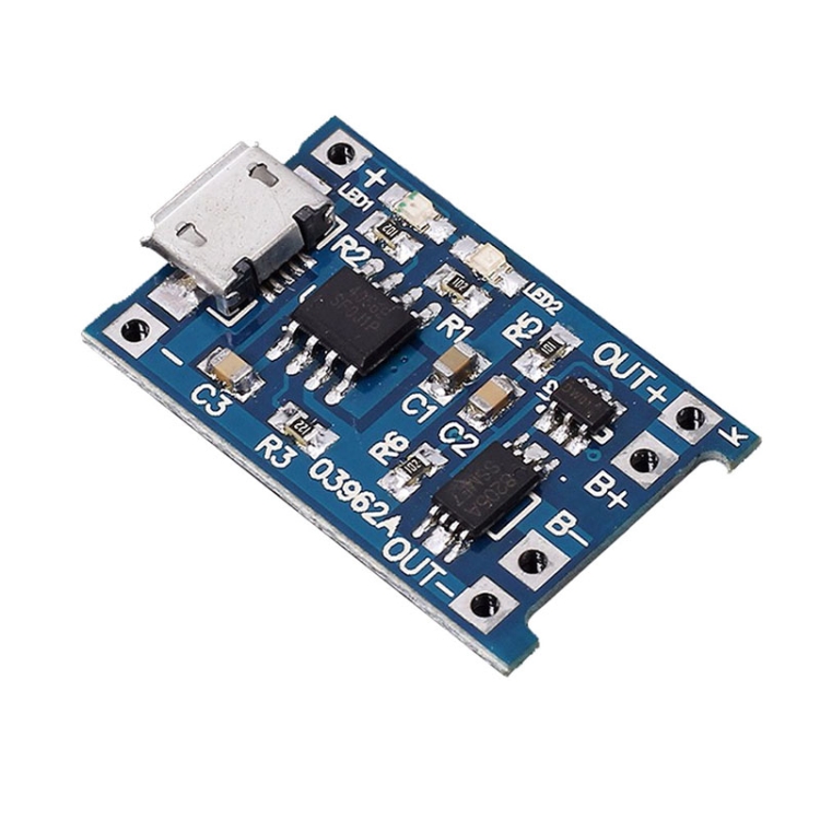

10 PCS HW-107 5V 1A Micro USB Battery Charging Board Charger Module(1A Lithium Battery with Protection)