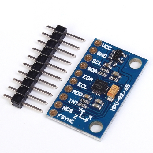 

HW-423 MPU-9250 9-Axis Attitude + Gyro + Accelerator + Magnetometer Sensor Board Module