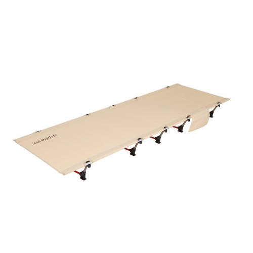 

CLS Ultra-Light Outdoor Camping Bed Aluminum Alloy Portable Lunch Break Folding Bed(Beige)