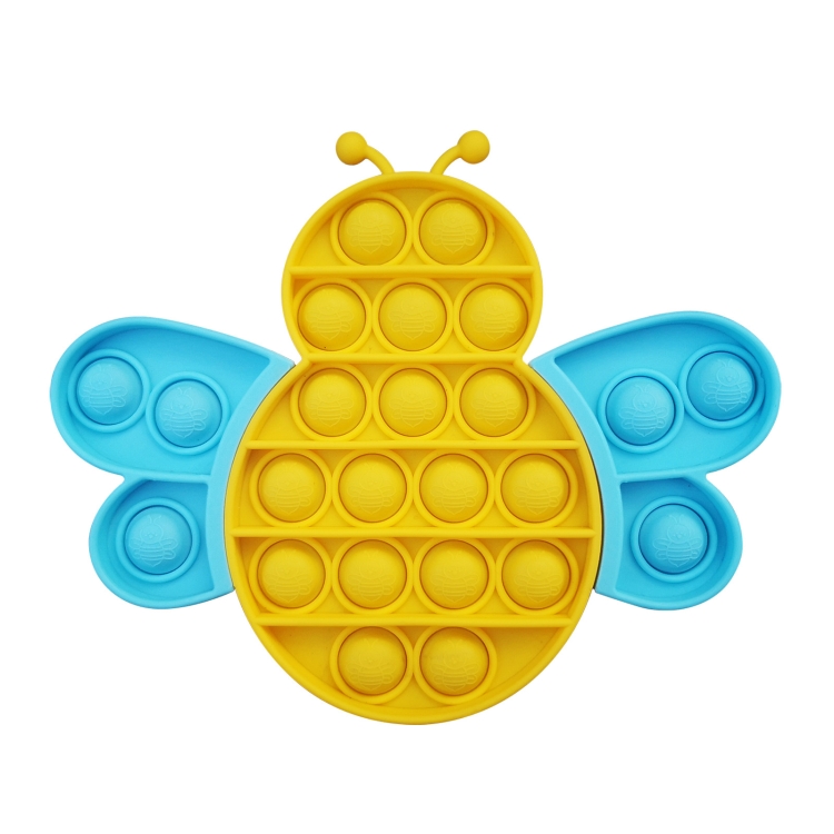 

3 PCS Finger Press Bubble Desktop Educational Toy For Children, Style: Bee