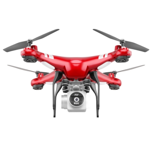 

X52 Four-Axis High-Definition Aerial Photography Drone 4K Remote Control Model Airplane Toy, Specification: Red 1080P Wide Angle Camera