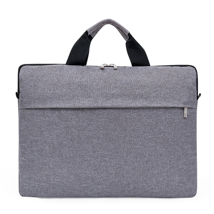 

Portable Notebook Bag Multifunctional Waterproof and Wear-Resistant Single Shoulder Computer Bag, Size: 13 inch(Gray)