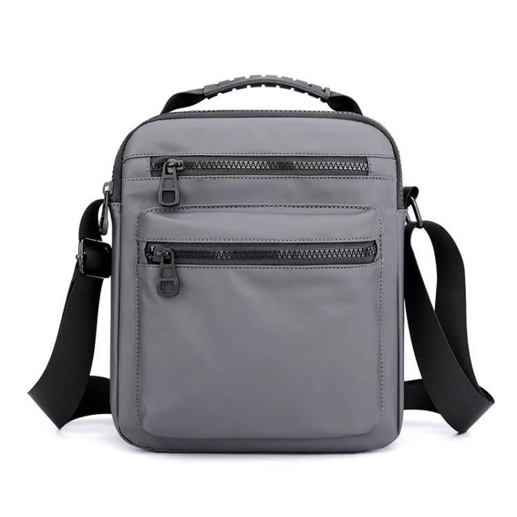 

Men Casual Shoulder Bag Oxford Cloth Sports Crossbody Chest Bag(Gray)