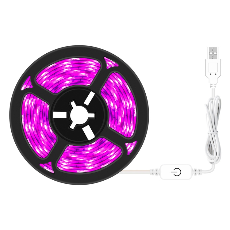 

2 PCS 0.5m Non-waterproof LED Light Strip Planting Filling Light Full Spectroscopy USB Touch Dimming Plant Lamp