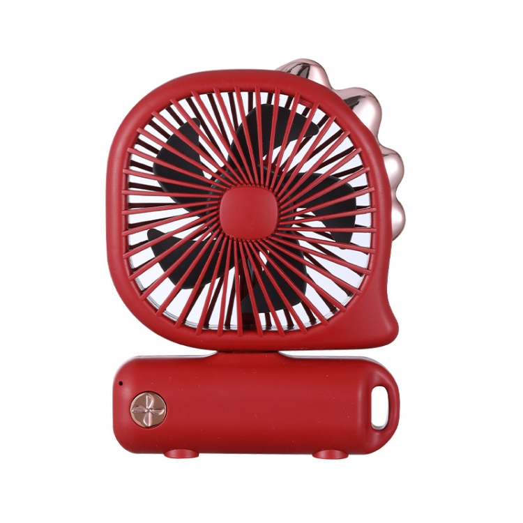 

Portable Mini USB Charging Fan Air Cooler(Desktop Dinosaur - Red)