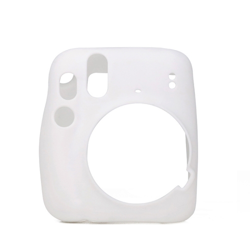 

Camera Jelly Color Silicone Protective Cover For Fujifilm Instax mini 11(White)