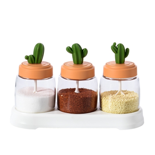 

1160 Cactus Kitchen Season Tank Seasoning Bottle Combination Set, Layer (specification): Three Packs