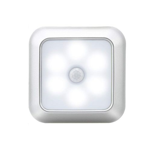 

1143 Human Body Sensation Night Light Smart Home Sensing Lights, Light color: Silver White Light