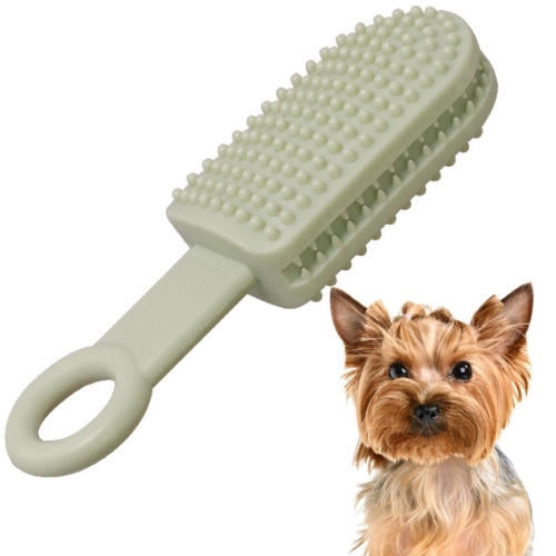 

2 PCS TPR Dog Toy Molar Stick Bite-Resistant Cleaning Teeth Dog Chewing Interactive Anti-Boring Toy(Green)