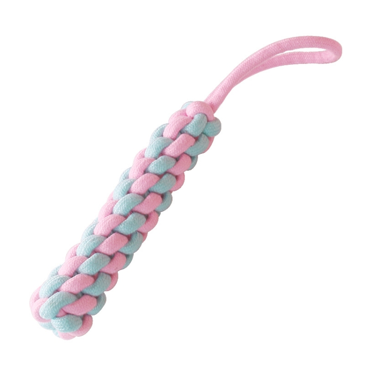 

7 Corn Handle Stick Dog Molar Teeth Cleaning Toy Candy Color Woven Cotton Rope