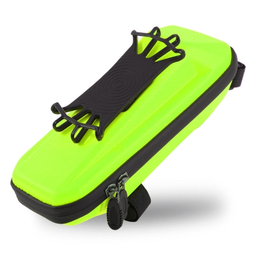 

WEST BIKING YP0707263 Bicycle Outdoor Front Beam Bag EVA Hard Shell Phone Bag(Fluorescent yellow)