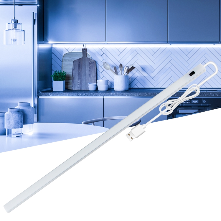 

50cm LED Induction Cabinet Lamp USB Smart Sensing Light Strip(White)