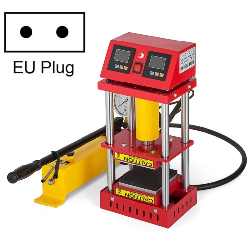 

AR1701 0-15 Ton Manual Hydraulic Rosin Double-sided Heat Press Machine Heat Transfer Machine, EU Plug, Random Color Delivery