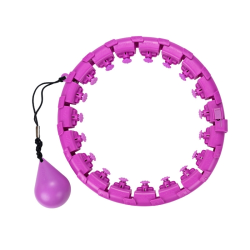 

Weighted Fitness Hoop Lose Weight Weighted Hoop, Diameter: Clove Purple 18 Knots