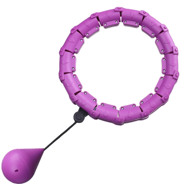 

Removable Adjustable Will Not Fall Smart Fitness Weight Loss Circle(Purple)