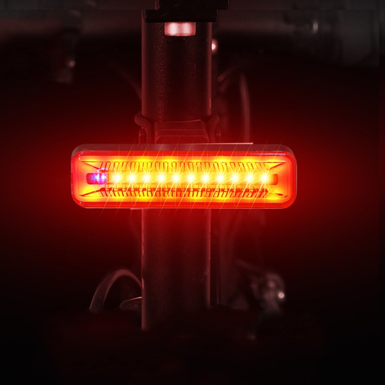 

WEST BIKING YP0701300 Bicycle Remote Control Tail Light USB Turn Signal Night Riding Warning Light(Red Light)