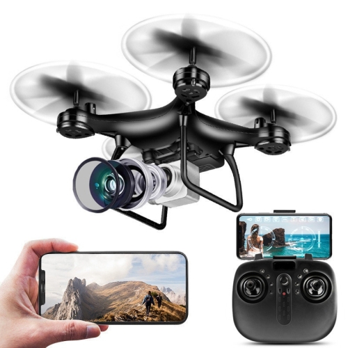 

YH-8S HD Aerial Photography UAV Quadcopter Remote Control Aircraft,Version: Standard Edition (Black)