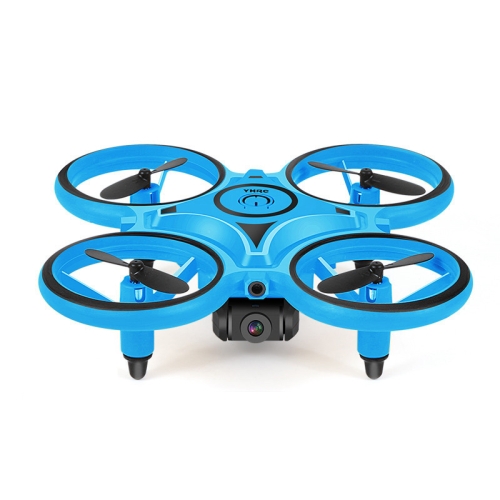 

YH-222 Three-In-One Multi-Function Drone Aerial Photography Gesture Sensing Quadcopter Remote Control Aircraft, Version: Watch + 2.4G Remote Control + 720p Camera (Blue)