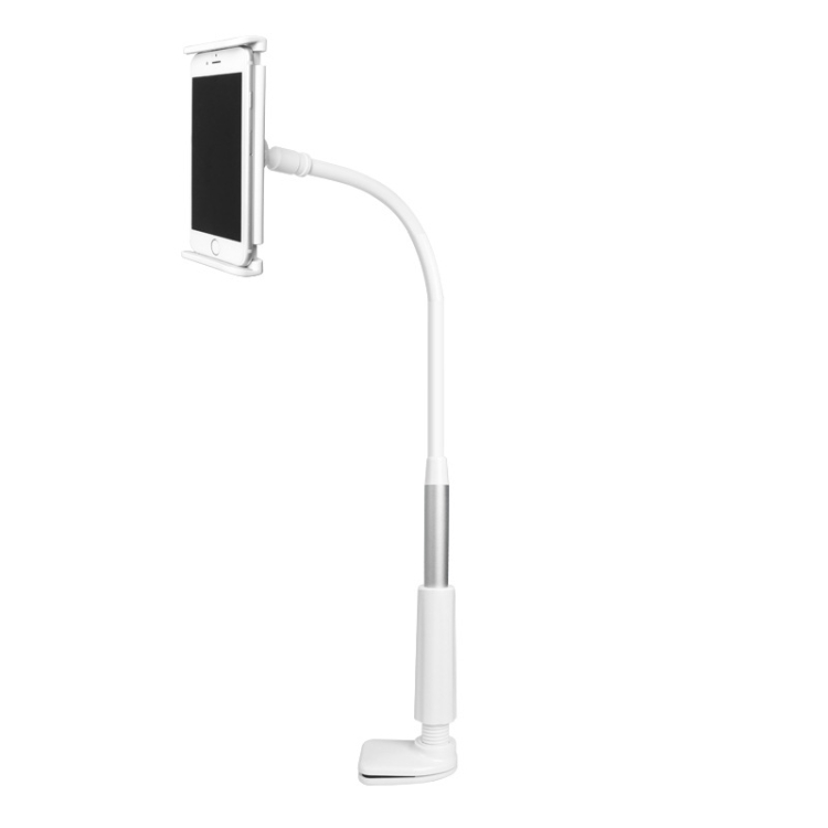 

LP-6 Tablet Mobile Phone Lazy Bracket Detachable Bed Bracket, Style: Two-stage （Silver)