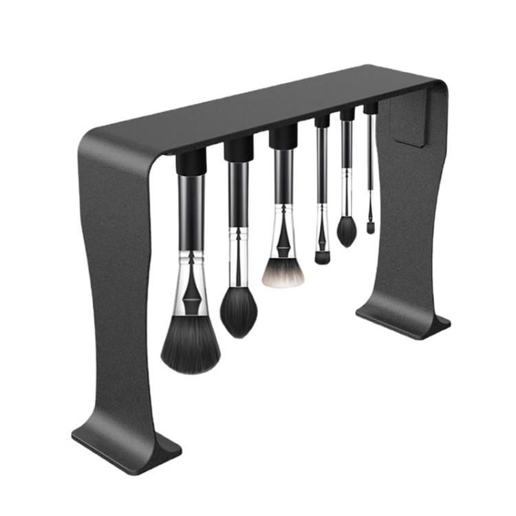 

Make-Up Brush Drying Rack Magnetic Hanging Storage Rack Cleaning Box Scrubbing Pad Holder With 12 Magnetic Caps