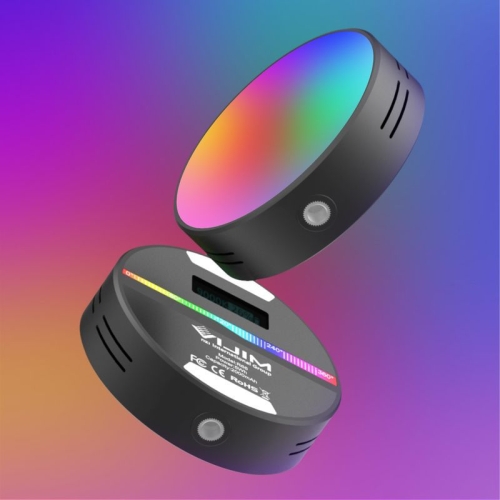 

Ulanzi VIJIM R66 Mini RGB Video Light 66 LEDs 2500-9000K Full Color RGB Fill Light Magnetic Photography Shooting Light Beauty Light with Soft Diffuser