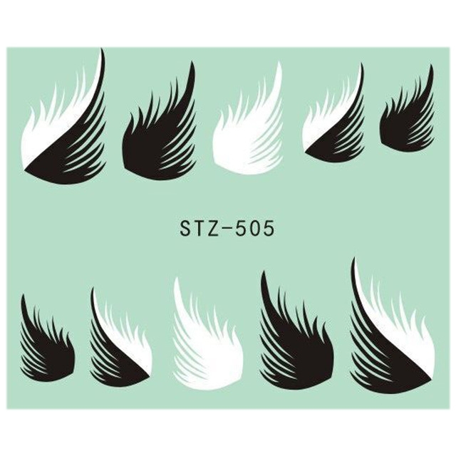 

3 PCS DIY Fashion Water Transfer Art Decals Nail Sticker(STZ505)