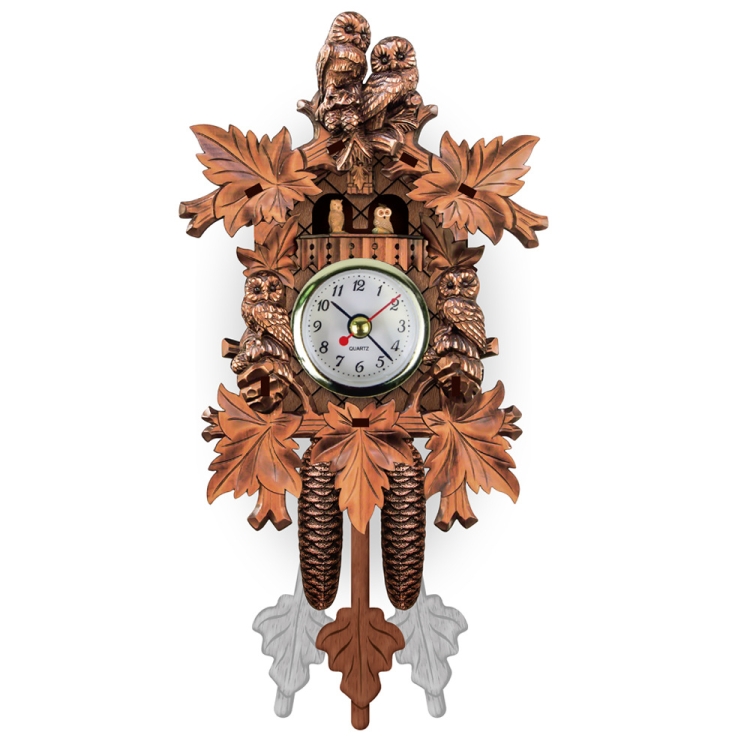 

Barley Bird Wall Clock Retro Living Room Watch(CM304)