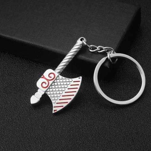 

10 PCS Tool Metal Keychain Car Key Ring Pendant, Colour: H-388 Thread Ax