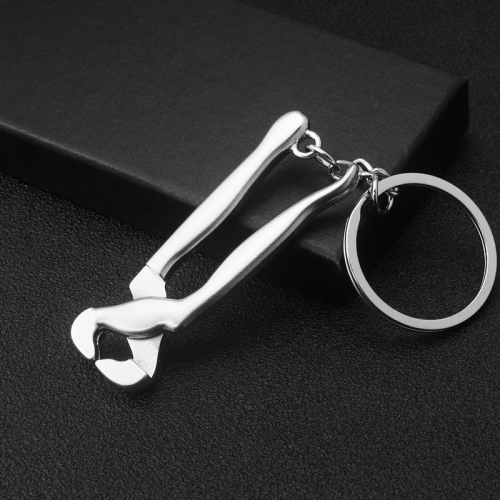 

10 PCS Tool Metal Keychain Car Key Ring Pendant, Colour: H-399 Pliers