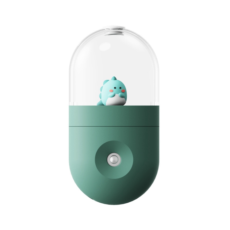 

Cute Pet Moisturizer USB Mini Handheld Mute Humidification Sprayer, Colour: DQ-602 (Green Dinosaur)