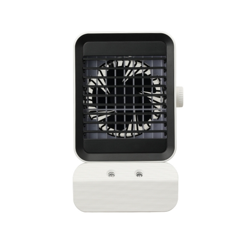 

Double Spray Port Desktop Air Cooler Humidifying Fan Ambient Light(White)