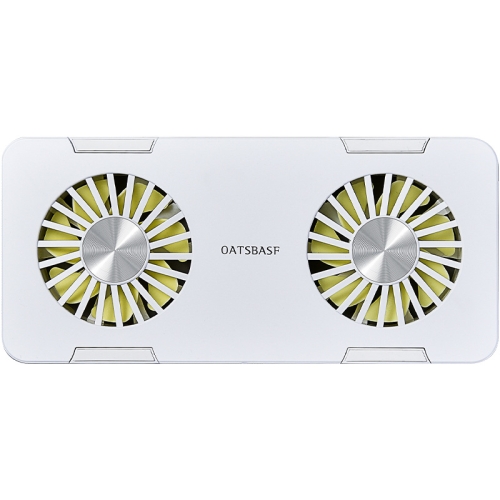 

Oatsbasf PF-145 Laptop Bracket Double Fan Cooling Bracket(White)