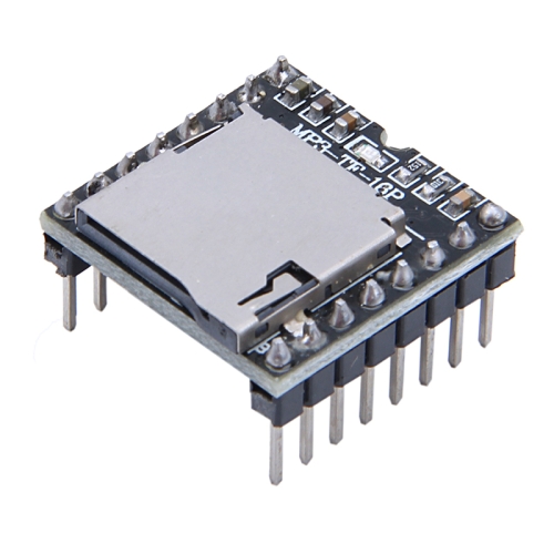 

2 PCS HW-247A Mini MP3 Player Audio Module(Black)