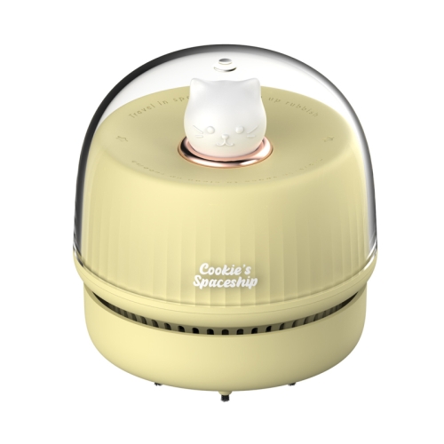 

Desktop Keyboard Portable Vacuum Cleaner USB Handheld Cleaner Automatic Mini Dust Suction Machine(Yellow)