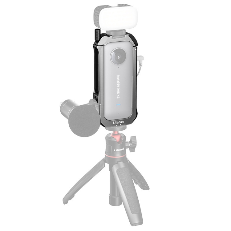 

Ulanzi 360 One X 2 Metal Camera Vertical Cage Protection Frame with Cold Shoe for Insta360 One X-2