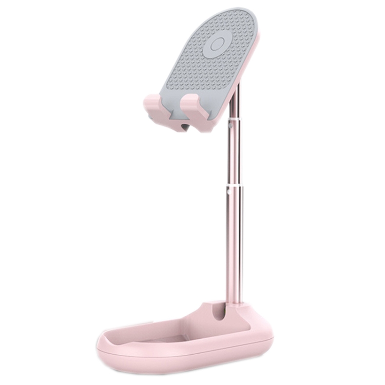 

Phone Tablet Desktop Bedside Adjustable Lifting Folding Storage Bracket(Pink)